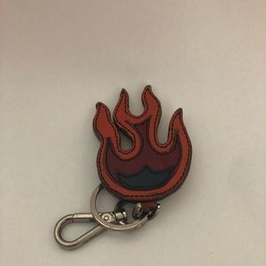 Prada fire keychain